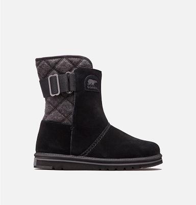 Sorel Newbie Boots UK - Womens Winter Boots Black (UK8425397)